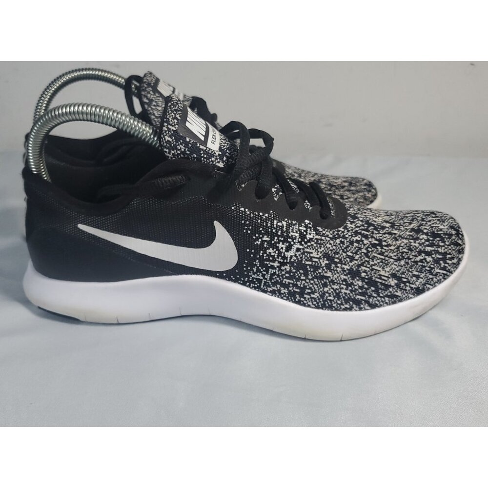 Nike Flex Contact Sneakers Women's Size 8.5 Black White 908995-002 - Picture 8 of 14